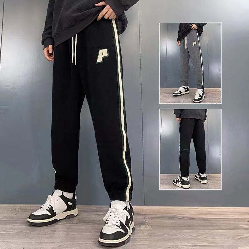 New Slim Bodysuit Casual Pants Male